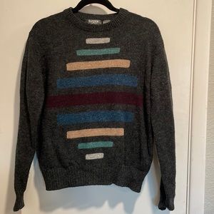 Vintage geometric sweater